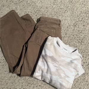 Pant and crew Set